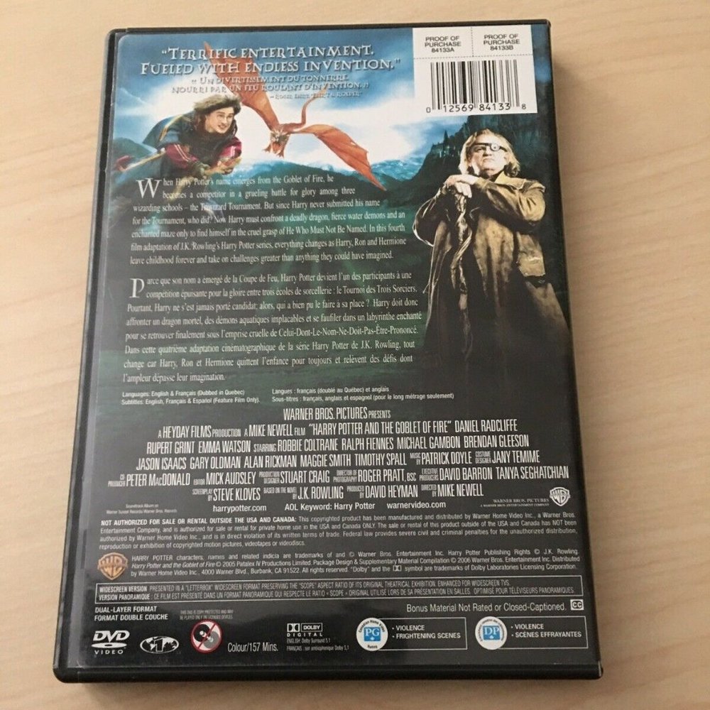 HARRY POTTER & THE GOBLET OF FIRE - Picture 2 of 2